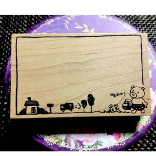 スタンプメモ枠／宛名枠／作家はんこどり様スタンプ／名刺サイズ