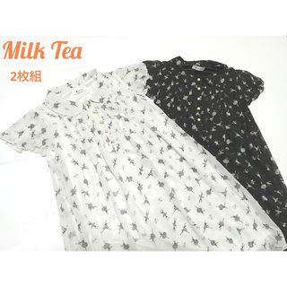 美品 MilkTea ミルクティー マタニティー ワンピース バレリーナ 2枚組(マタニティワンピース)