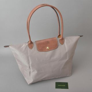 ロンシャン(LONGCHAMP)の未使用♡ロンシャン プリアージュ トートバッグ ロングショルダー 薄紫 茶 (トートバッグ)