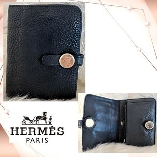 希少品 HERMES エルメス ドゴン カードケース 黒 ブラック 入手困難品