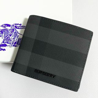 ルイヴィトン(LOUIS VUITTON)のBURBERRY / チェックバイフォールドコインウォレット 二つ折り財布(折り財布)