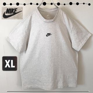 ナイキ(NIKE)のNIKE ナイキ★ワンポイントロゴセンター刺繍★ジャージTシャツ★メンズXL(Tシャツ/カットソー(半袖/袖なし))