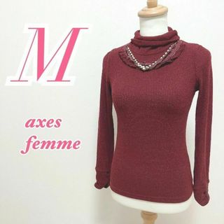 アクシーズファム(axes femme)のaxes femme　アクシーズファム　長袖トップス　きれいコーデ　花柄レース(カットソー(長袖/七分))