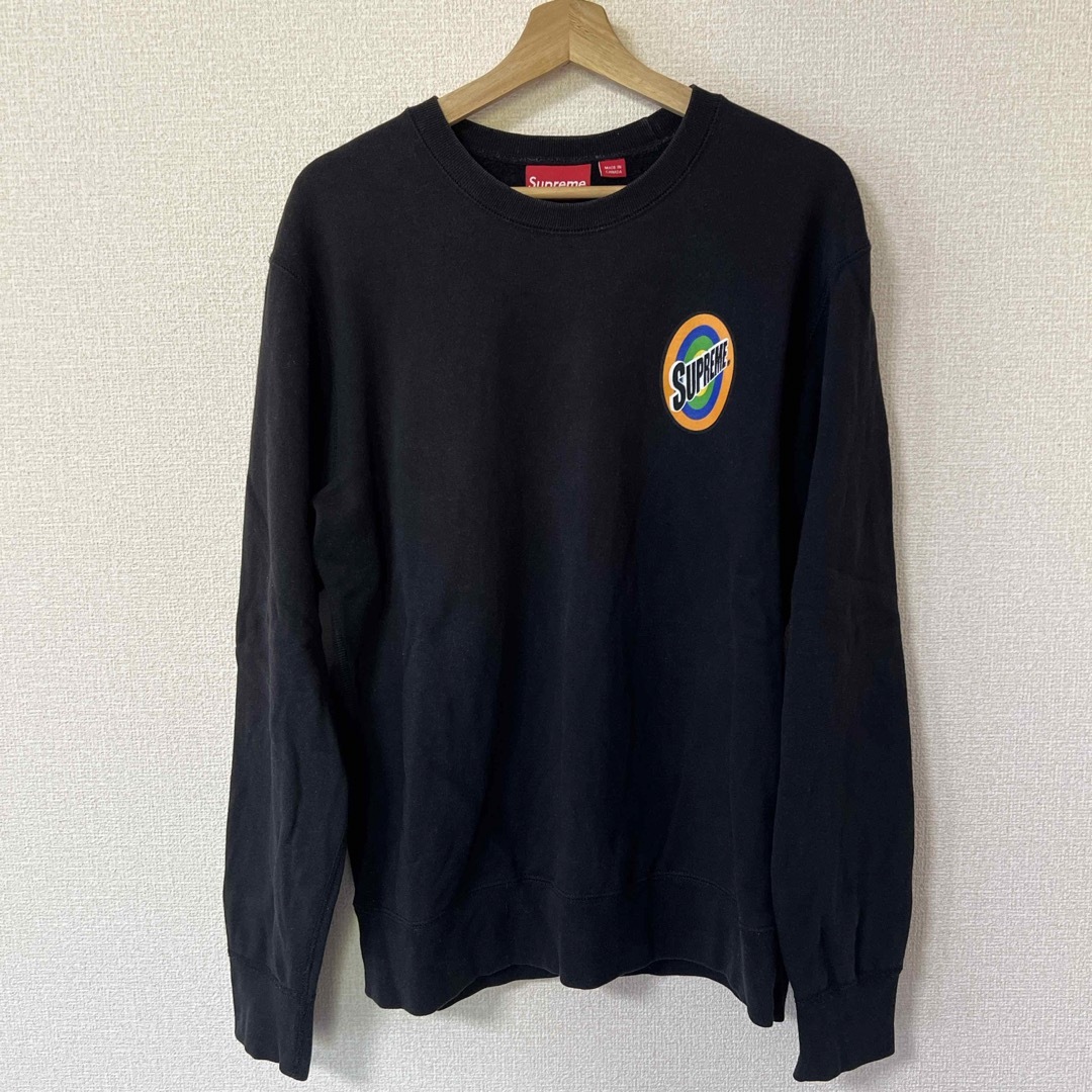 Supreme(シュプリーム)のsupreme spin logo crewneck Black メンズのトップス(スウェット)の商品写真