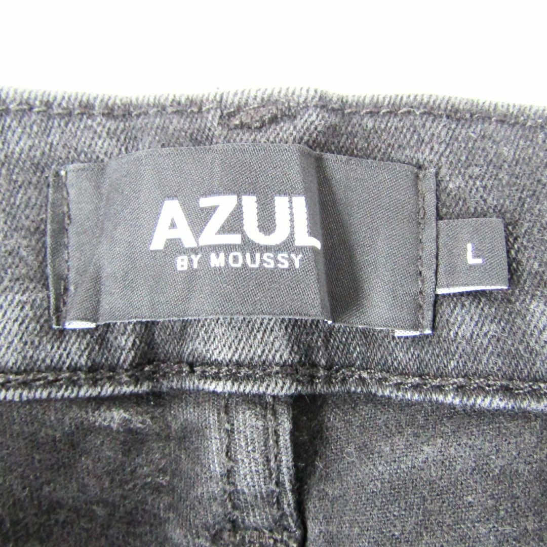 AZUL by moussy(アズールバイマウジー)のアズールバイマウジー▼アパーフェクトデニム2ブラック▼L▼ウエスト約80cm メンズのパンツ(デニム/ジーンズ)の商品写真
