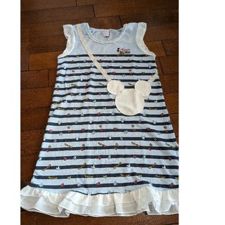 アクシーズファムキッズ(axes femme kids)のアクシーズファム　キッズ　ミッキーコラボワンピース　130(ワンピース)