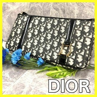 クリスチャンディオール(Christian Dior)の❤️美品❤️ ディオール Dior トロッター クラッチバッグ キャンバス(ショルダーバッグ)