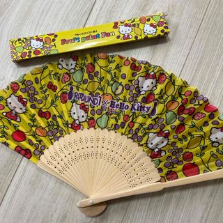 サンリオ(サンリオ)の非売品 ハローキティ扇子(キャラクターグッズ)