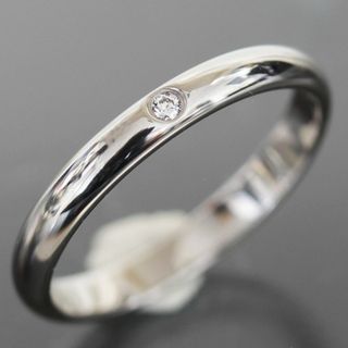 カルティエ(Cartier)のカルティエ ダイヤ マリッジ リング 8.5号 pt950 2.5mm ギャラ(リング(指輪))