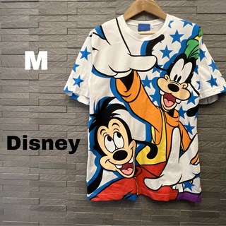 ディズニー(Disney)のDisney 東京ディズニーリゾート 半袖 Tシャツ グーフィ×マックス 白　M(キャラクターグッズ)