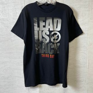 ミュージックティー(MUSIC TEE)のサードデイ　THIRDDAY　サイズＬ　黒ブラック　メンズ　半袖Ｔシャツ　古着(Tシャツ/カットソー(半袖/袖なし))