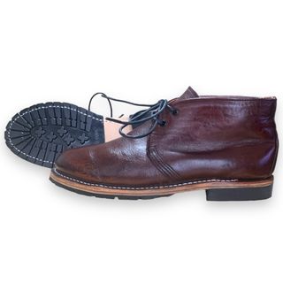 レッドウィング(REDWING)の9017訳あり8D／レッドウィング茶ベックマンフェザーストーンチャッカブーツ(ブーツ)