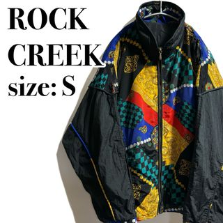 ヴィンテージ(VINTAGE)のROCKCREEK ナイロンジャケット アールヌーボー スカーフ柄 ヴィンテージ(ナイロンジャケット)