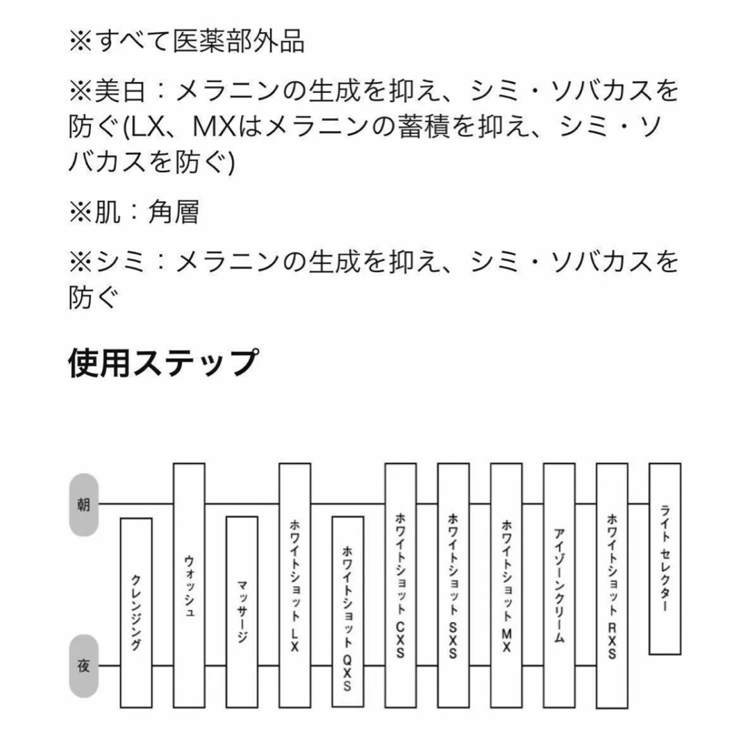 WHITESHOT（POLA）(ホワイトショット)のホワイトショットプログラムキットLX N☆お値引き商品◎ コスメ/美容のキット/セット(コフレ/メイクアップセット)の商品写真