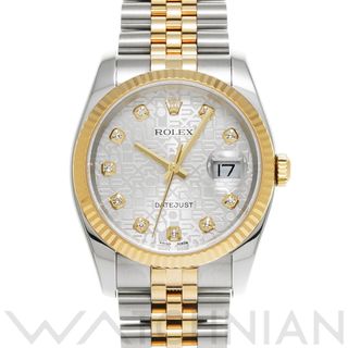 ロレックス(ROLEX)の中古 ロレックス ROLEX 116233G D番(2005年頃製造) シルバーコンピュータ /ダイヤモンド メンズ 腕時計(腕時計(アナログ))