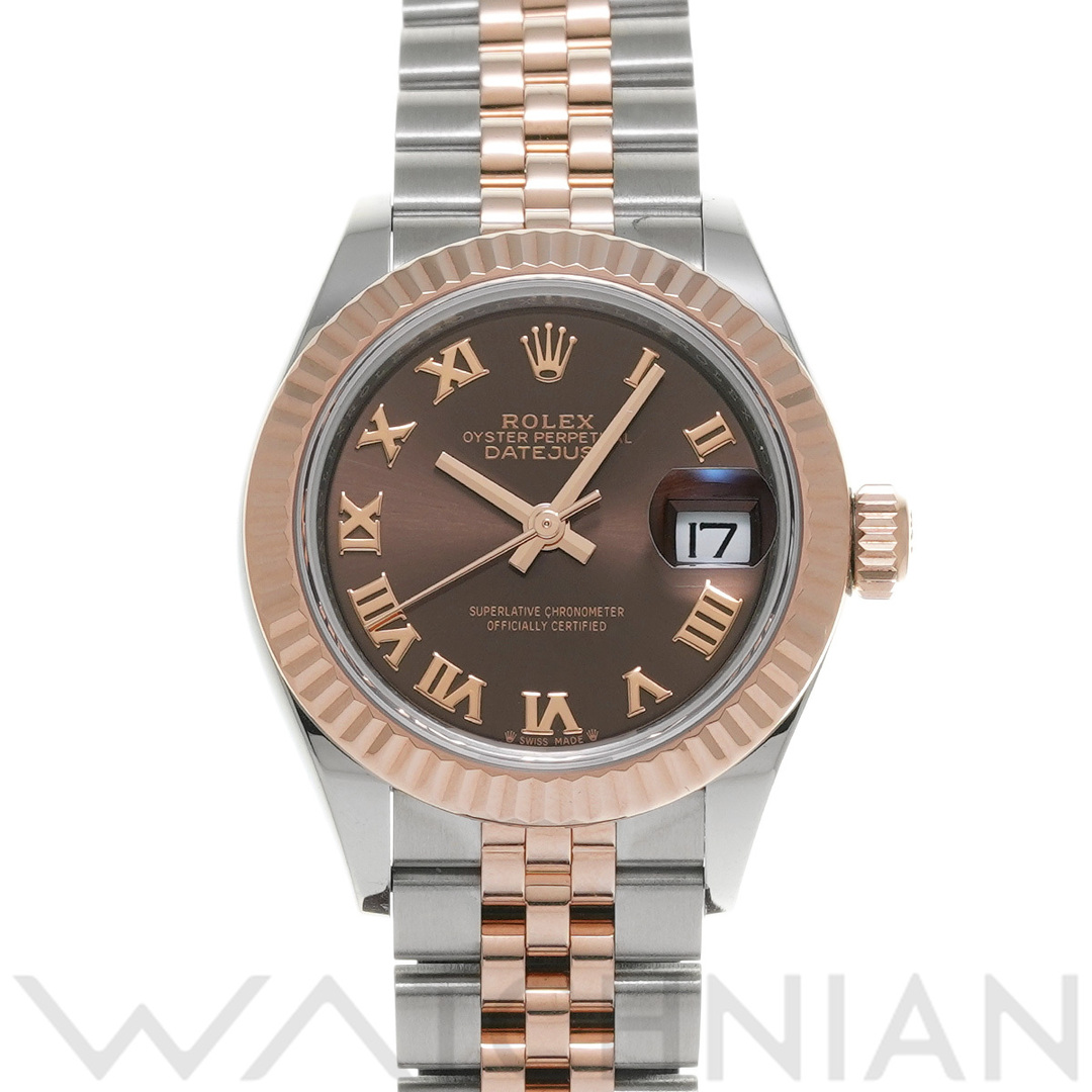 ROLEX(ロレックス)の中古 ロレックス ROLEX 279171 ランダムシリアル チョコレート レディース 腕時計 レディースのファッション小物(腕時計)の商品写真