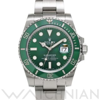 ロレックス(ROLEX)の中古 ロレックス ROLEX 116610LV ランダムシリアル グリーン メンズ 腕時計(腕時計(アナログ))