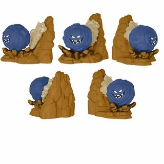 ドラゴンクエスト 立体モンスター図鑑 スライム登場編 ばくだん岩★新品未使用(ゲームキャラクター)