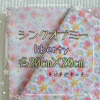 リバティ(LIBERTY.)の☆新色！シンクオブミー リバティliberty 生地 はぎれ ハンドメイド☆(生地/糸)