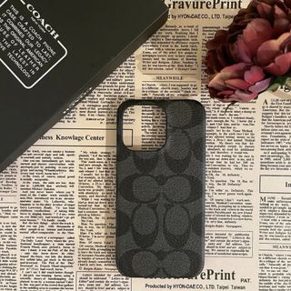 コーチ(COACH)のcoach(コーチ)  iPhone13 proケース(GRAPHITE)(iPhoneケース)