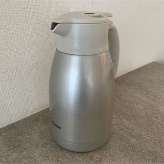 象印 魔法瓶 SH-HB15-SA シルバー ステンレスポット 1.5L(テーブル用品)