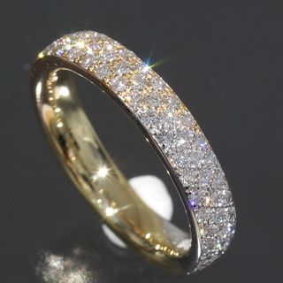 フラージャコー ダイヤ1.08ct リング 13号 スリーカラー K18 VS1(リング(指輪))