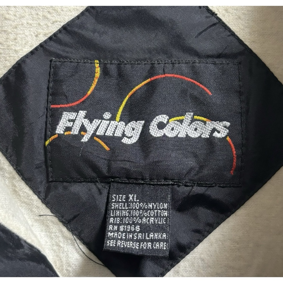 VINTAGE(ヴィンテージ)のFlying Colors スタジャン スカジャン ナイロンジャケット 海外古着 メンズのジャケット/アウター(スタジャン)の商品写真