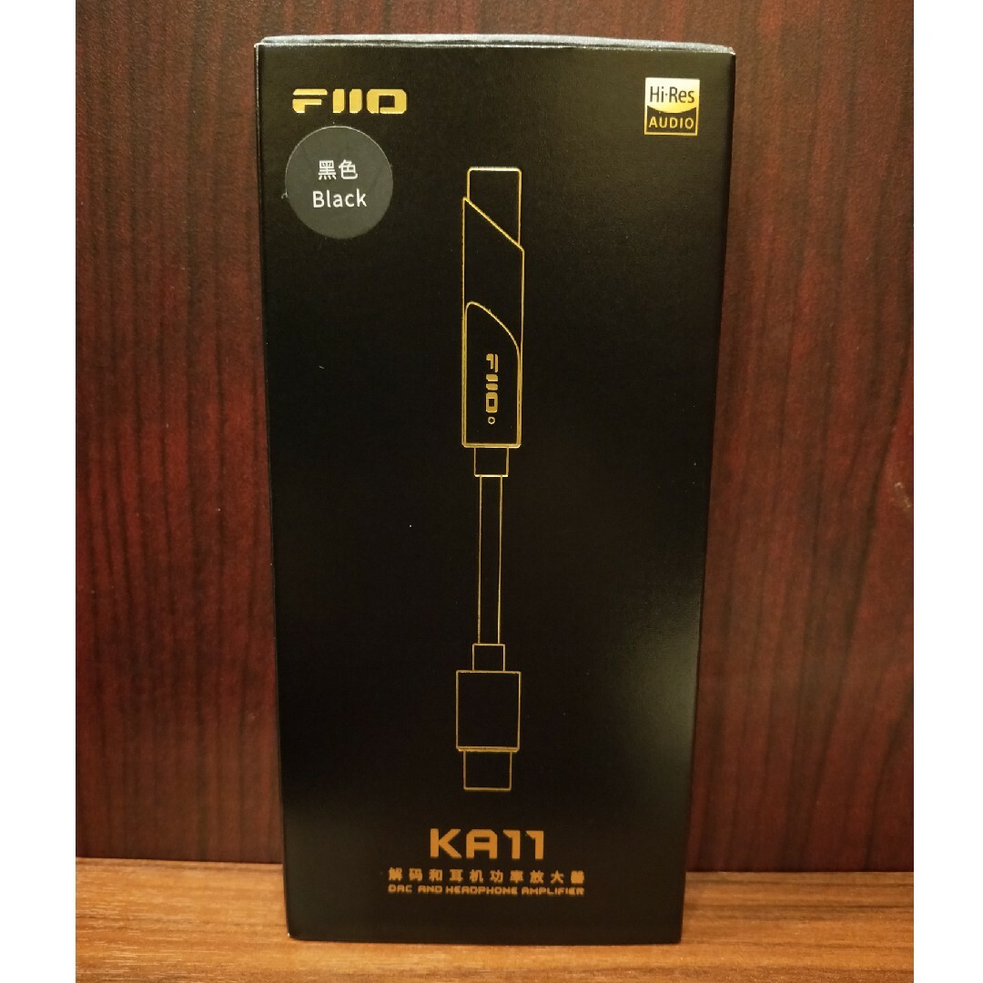 FiiO(フィーオ)のFiio KA11 Type-C ブラック スマホ/家電/カメラのオーディオ機器(アンプ)の商品写真