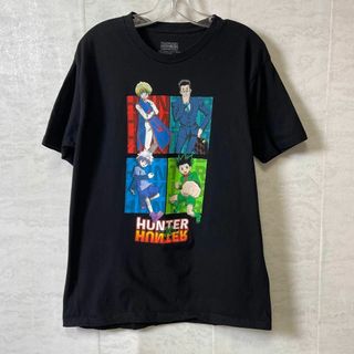 アニメＴシャツ　ハンターハンター　ゴン　キルア　黒ブラック　半袖　メンズ　古着(Tシャツ/カットソー(半袖/袖なし))