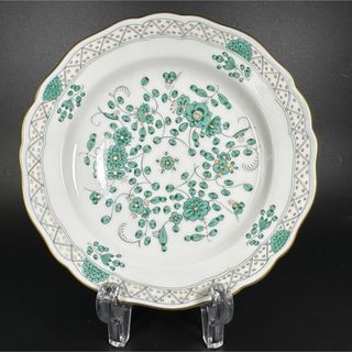 マイセン(MEISSEN)の新品 マイセン インドの華 リッチグリーン プレート1枚(18cm)、1級品(食器)