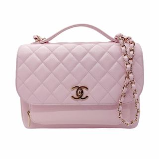 シャネル(CHANEL)のシャネル CHANEL ハンドバッグ ショルダーバッグ ビジネスアフィニティ キャビアスキンレザー ライトピンク レディース 送料無料【中古】 z0702(ハンドバッグ)