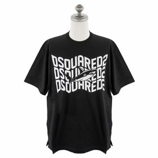 DSQUARED2 ディースクエアード 半袖Tシャツ S74GD1089 S23009 メンズ 900 BLACK ブラック Mサイズ