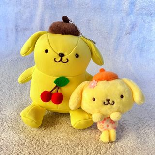 ポムポムプリン - ポムポムプリン　マスコット　ぬいぐるみ　2点