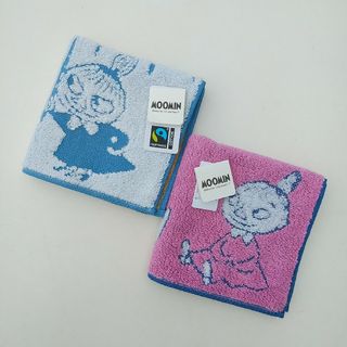 MOOMIN - 新品☆ムーミン＆リトルミィタオルハンカチ2枚セット 54