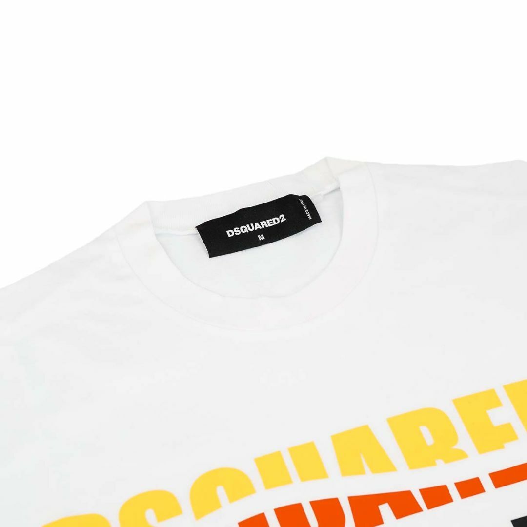 DSQUARED2(ディースクエアード)のDSQUARED2 ディースクエアード 長袖Tシャツ S74GD1142 S23009 メンズ ロンT 100 WHITE ホワイト Mサイズ メンズのトップス(Tシャツ/カットソー(七分/長袖))の商品写真