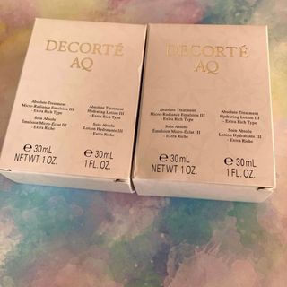 COSME DECORTE - コスメデコルテ AQ アブソリュート エマルジョン　Ⅲ ローション　30ml