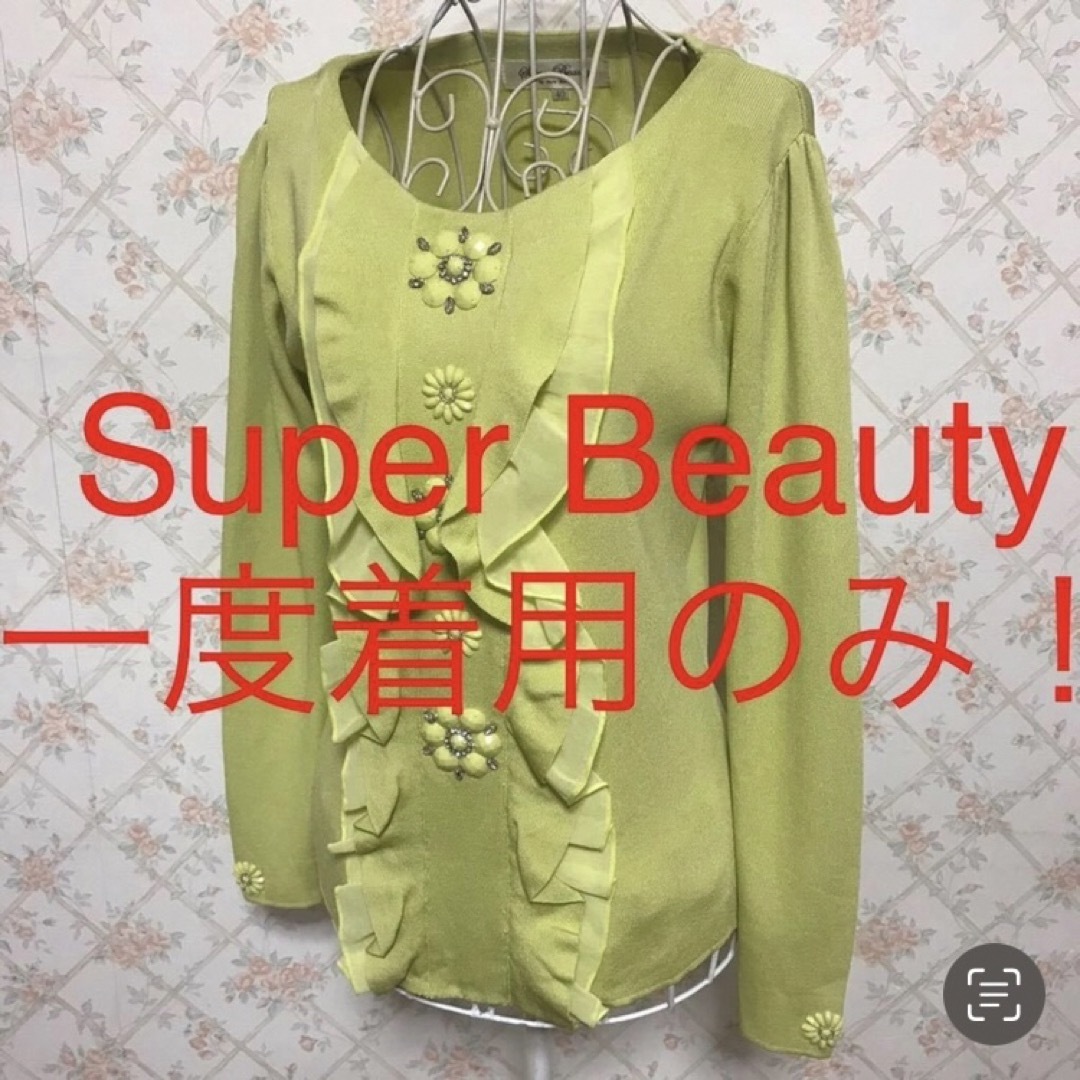 ★Super Beauty/スーパービューティ★長袖カットソー40(M.9号) レディースのトップス(カットソー(長袖/七分))の商品写真