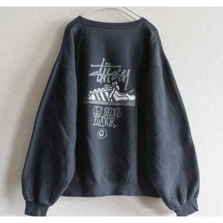 STUSSY【スーパースター ロゴ スウェット】L ステューシー OLD