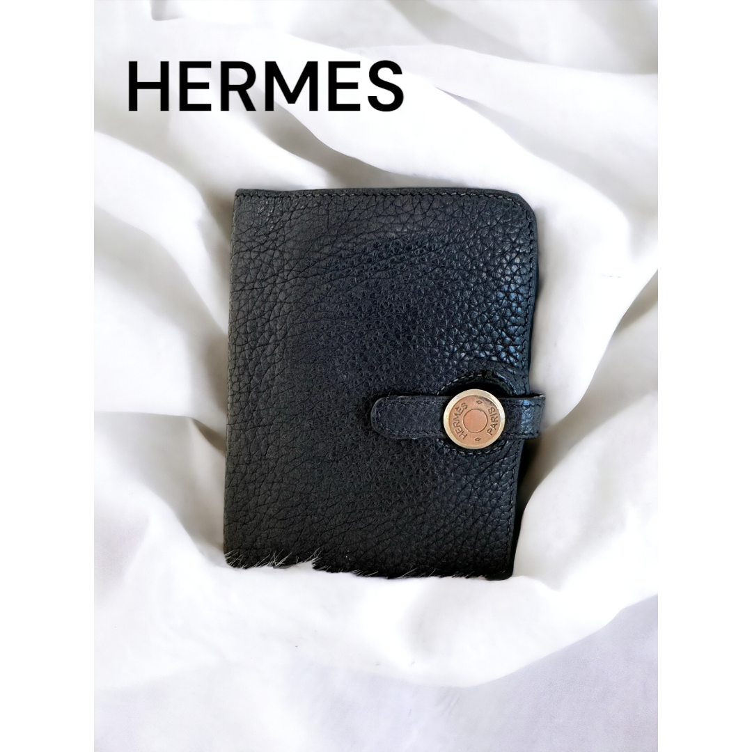 Hermes(エルメス)のHERMES エルメス ドゴン カードケース ブラック フランス レディースのファッション小物(名刺入れ/定期入れ)の商品写真