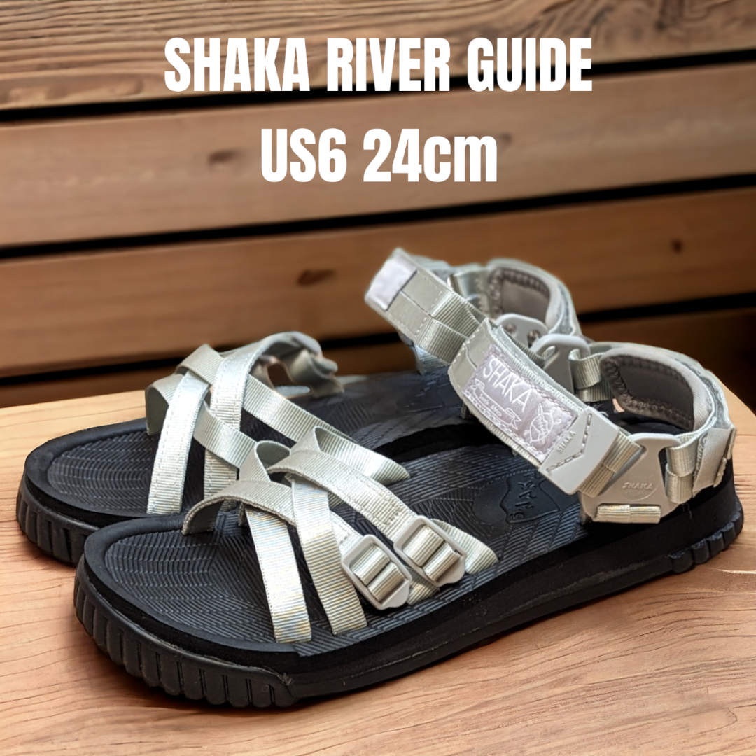 SHAKA(シャカ)のSHAKA RIVER GUIDE シャカ 24cm スポーツサンダル シルバー レディースの靴/シューズ(サンダル)の商品写真