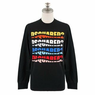 ディースクエアード(DSQUARED2)のDSQUARED2 ディースクエアード 長袖Ｔシャツ S74GD1142 S23009 メンズ ロンT 900 BLACK ブラック Lサイズ(Tシャツ/カットソー(半袖/袖なし))