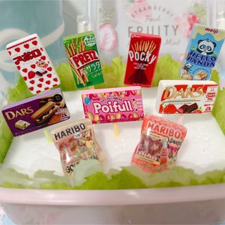 ミニチュアお菓子いっぱいランチピックセット★お弁当ピック(弁当用品)