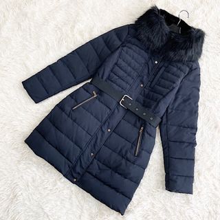 新品　ZARA BASIC ダウンコート　ダークネイビー　ザラ　ベーシック　XL