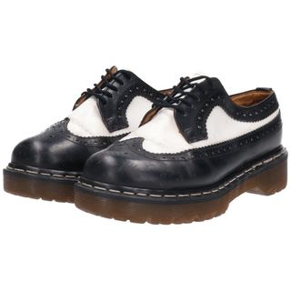 ドクターマーチン(Dr.Martens)の古着 ドクターマーチン Dr.Martens ウイングチップ 5ホールシューズ 英国製 5 レディース23.5cm /saa009369(ブーツ)