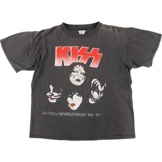古着 90年代 KISS キッス ALIVE WORLDWIDE '96 '97 バンドTシャツ バンT メンズXL ヴィンテージ /evb005181(Tシャツ/カットソー(半袖/袖なし))