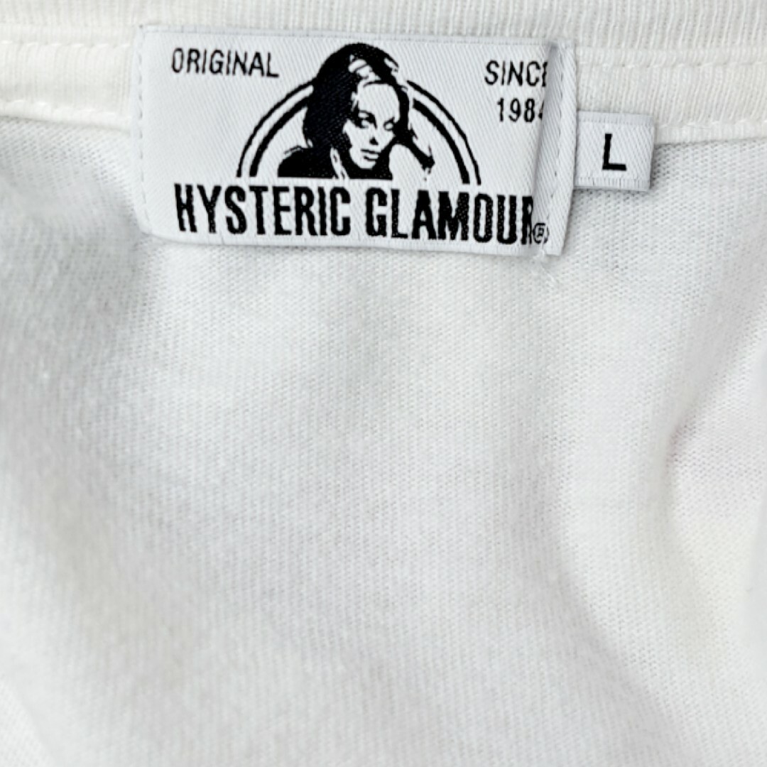 HYSTERIC GLAMOUR(ヒステリックグラマー)の激レア　ヒステリックグラマー　デビルウーマン　半袖Tシャツ　L　ホワイト メンズのトップス(Tシャツ/カットソー(半袖/袖なし))の商品写真