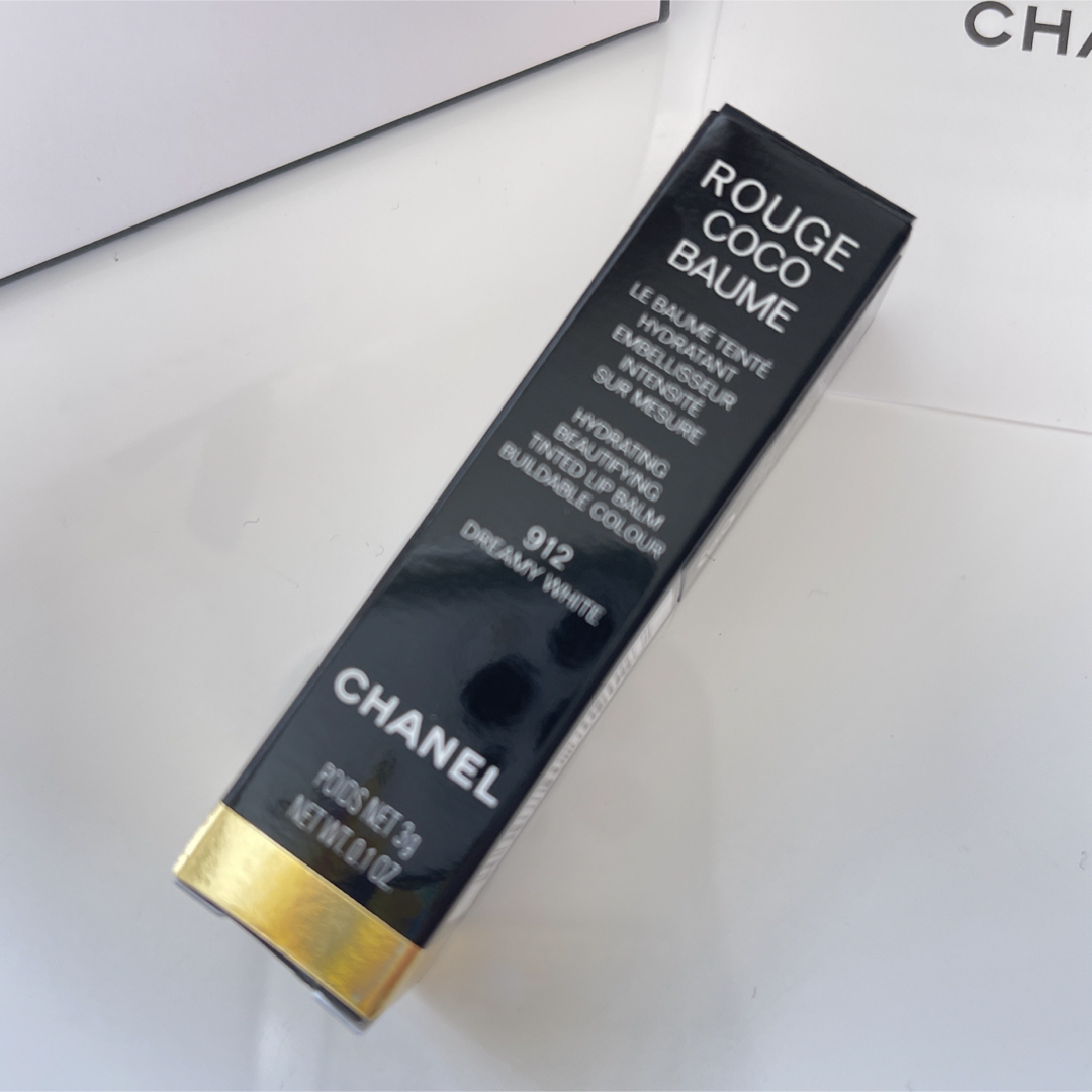 CHANEL(シャネル)のシャネル ルージュ ココ ボーム　912 ドリーミーホワイト コスメ/美容のベースメイク/化粧品(口紅)の商品写真