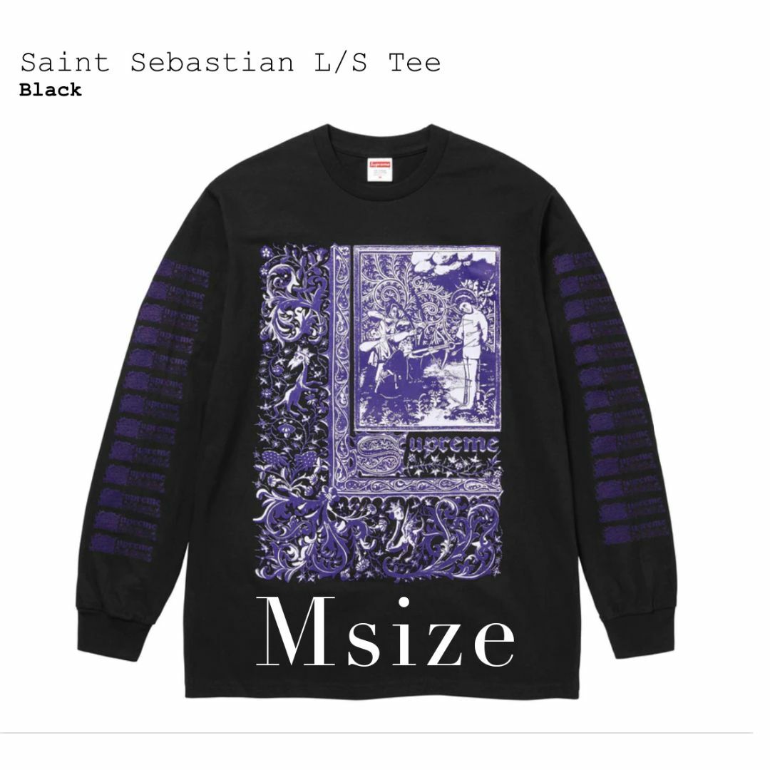 Supreme(シュプリーム)の24ss 新品 supreme SAINT SEBASTIAN L/S TEE メンズのトップス(Tシャツ/カットソー(七分/長袖))の商品写真