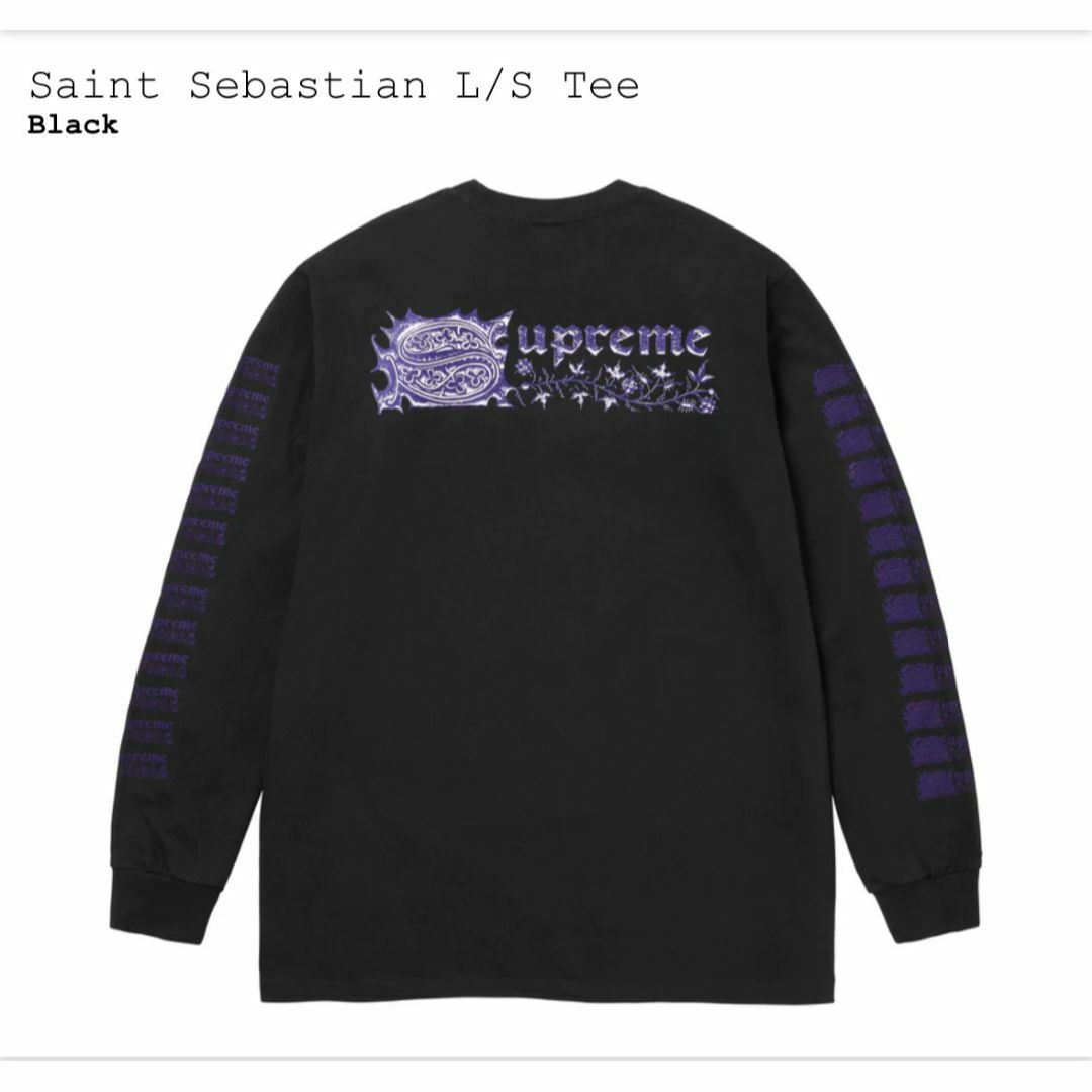 Supreme(シュプリーム)の24ss 新品 supreme SAINT SEBASTIAN L/S TEE メンズのトップス(Tシャツ/カットソー(七分/長袖))の商品写真