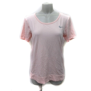 ナイキ(NIKE)のナイキ Tシャツ カットソー 半袖 L ピンク /YI(Tシャツ(半袖/袖なし))